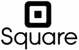 Black and white logo of Square, a financial services company.