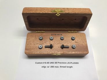 Custom # 5-48 UNS 3B Precision JO-PLUGS