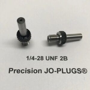 ¼-28 UNF 2B Precision JO-PLUGS